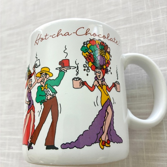 Cha Cha Chocolate Dancers Hallmark Mug - Picture 1 of 4